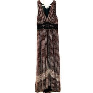 M.S.S.P Women's Sleeveless Boho High Low Maxi Dress S
